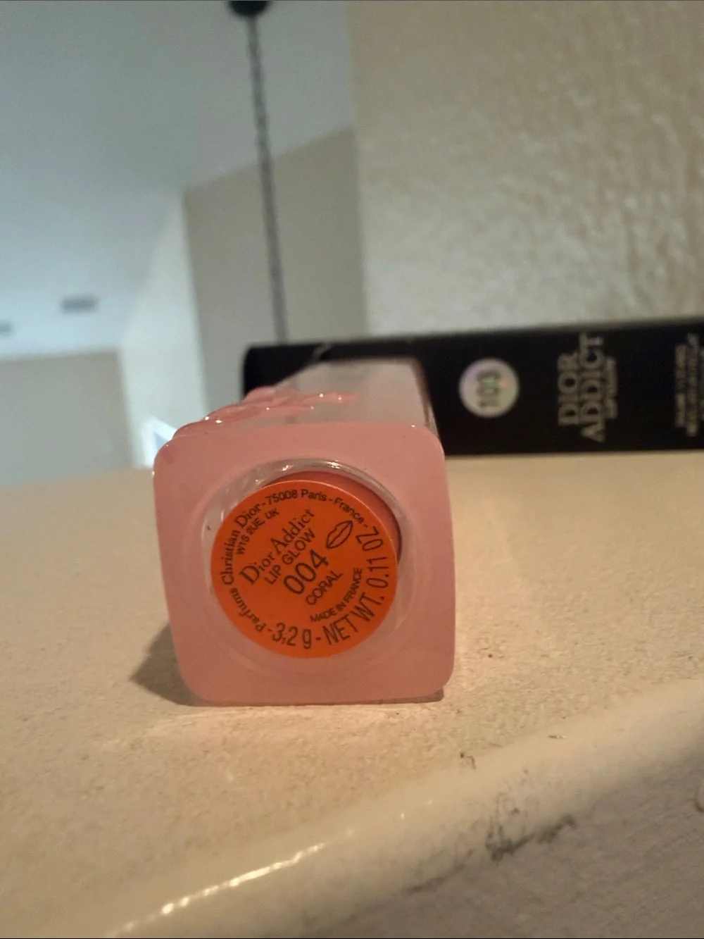 Dior Addict Lip Glow Balm — Black Box with Green Shade Dot 103
